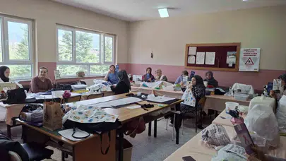 Çilimli'de sağlık seferberliği: Kursiyerlere hayati uyarılar yapıldı