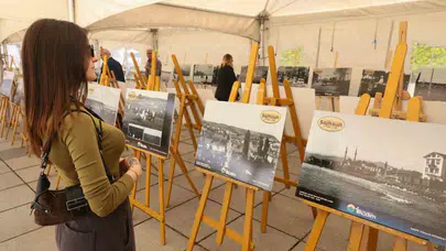 Samsun’un hafızası Kurtuluş Yolu’nda canlandı: Geçmişe yolculuk yaptıran kareler ziyaretçileri mest etti