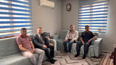 Karacasu’da bayram sofralarında vefa buluşması: Devletin kapısı kahramanlarımıza sonuna kadar açık