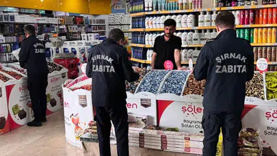 Şırnak’ta bayram mesaisi: Zabıtadan mercek altına alınan işletmelere sıkı takip