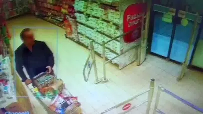 Arnavutköy’de pes dedirten hırsızlık: Sepeti doldurdu, arkasına bakmadan kaçtı