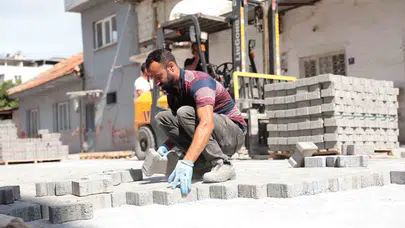 İncirliova’da bayram mesaisi: Yollar yepyeni bir görünüme kavuşuyor
