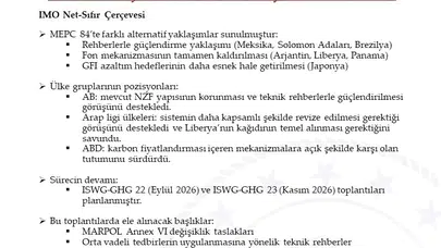 Denizcilik dünyasında yeni dönem: IMO’dan kritik çevresel düzenlemeler