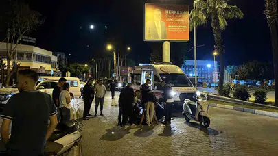 Gazipaşa'da gece yarısı dehşeti: Lastiği patlayan motosikletten fırladı