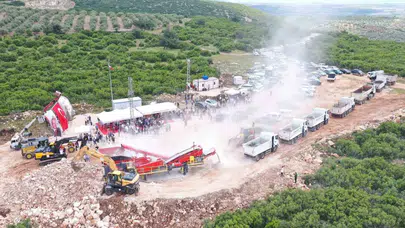 Saruhanlı’da çiftçinin yol çilesine 25 milyonluk çözüm: Dev tesis hizmete girdi