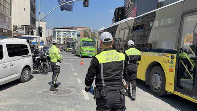 Arnavutköy'de direksiyon başındakilere sürpriz uygulama: Ceza defteri kapandı, nezaket kazandı