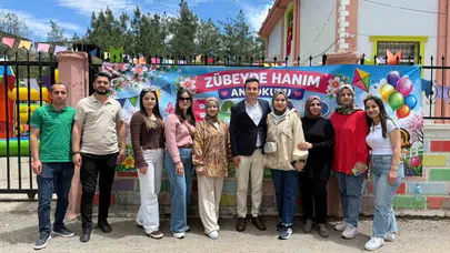 Kurtalan’da miniklerin bahar coşkusu: Okul bahçesi karnaval alanına döndü