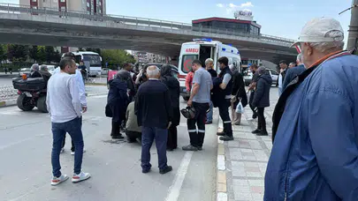 Kapaklı'da tehlike saçan yola kurban gitti: Motosiklet sürücüsü hastanelik oldu