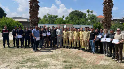 Sarıgöl’de orman nöbeti başladı: 95 gönüllü yangınlara karşı eğitildi