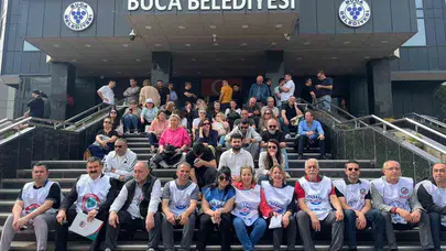 Buca Belediyesinde kriz büyüyor: Emekçiler iş bırakıp meydanlara indi
