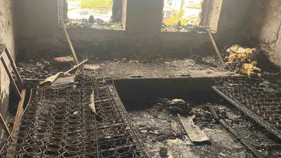 Bayram öncesi büyük acı: Çardak köyünde bir yuva küle döndü