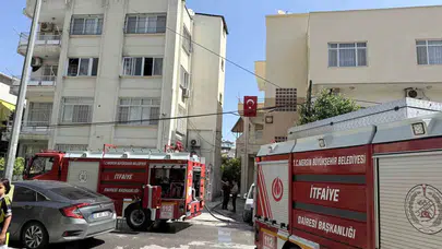Tarsus’ta korku dolu anlar: Elektrik sobası bir anda patladı