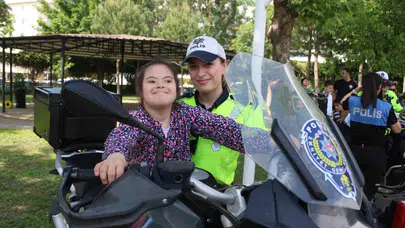 Minik yüreklerin polis hayali gerçek oldu: Ekiplerden anlamlı ziyaret
