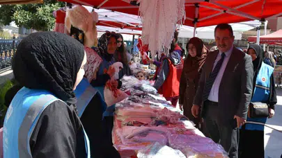 Bilecik’te gençlerin yuva kurma hayaline anlamlı destek: Hayır Çarşısı kapılarını açtı