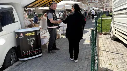 Niğde’de zehir tacirlerine karşı dev saha operasyonu: 700'e yakın vatandaşa ulaşıldı