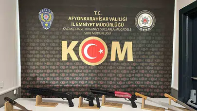 Afyon’da korku salan haraç çetesi: İş yeri sahiplerini hedef alan şüphelilere ağır darbe