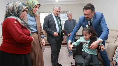 Rüyasında gördü, gerçeğe dönüştü: Vali Çelik küçük Sümeyye’nin umudu oldu