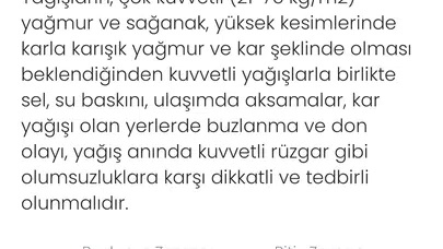 Denizli’de hava durumu alarmı: Meteoroloji saat vererek uyardı, hazırlıksız yakalanmayın