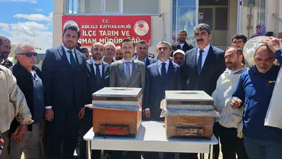 Aşkale’de arıcılık seferberliği: 50 üreticiye kovan desteğiyle bal üretiminde yeni dönem