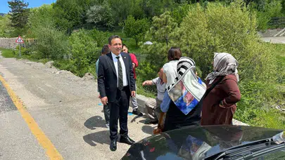 Kavşakta korku dolu anlar: Milletvekili Keskinkılıç yaralıların yardımına koştu