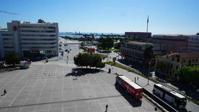 Samsun'da bayram molası: Şehrin kalbi durdu, caddeler boş kaldı