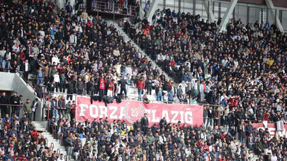 Elazığspor’un final yolculuğuna dev destek: Şehir tek yürek oldu