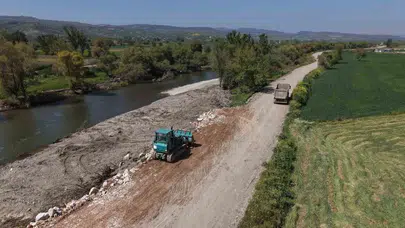 Bigadiç’te taşkın korkusu tarih oluyor: Simav Çayı yeni çehresine kavuşuyor