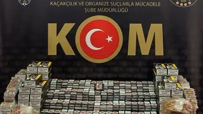 Bozüyük'te kaçakçılık darbesi: Binlerce makarona el konuldu