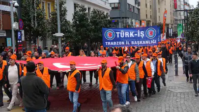 Trabzon’da 1 Mayıs mesajı net: Emeğin gücüyle insanca yaşam mücadelesi