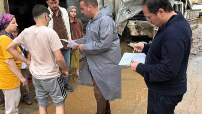 Köşk’te selin vurduğu sanayi sitesinde seferberlik: Esnafın zararı kayıt altına alınıyor