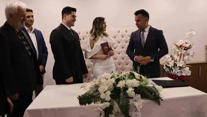 Milli Aile Haftası’nda çifte mutluluk: Duygu ve Uğur hayatlarını birleştirdi