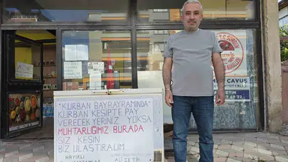 Apartman hayatında kurban paylaşımı zorlaştı: Muhtarın donduruculu çözümü yüzleri güldürdü