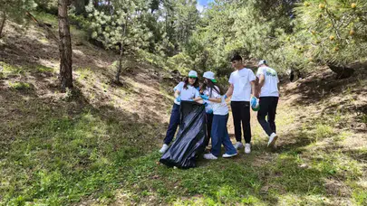 Dinar’da yeşil seferberlik: Gençler ormanları korumak için sahaya indi