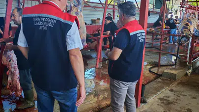 Nazilli’de bayram mesaisi: Veteriner hekimler sahada denetim yaptı