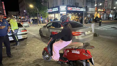 40 bin liralık ceza geçmişte kaldı: Ehliyetini alan sürücü kutlamayı polislerle yaptı