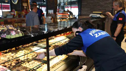 Pursaklar’da bayram sofraları güvence altında: Tatlıcılara sıkı markaj