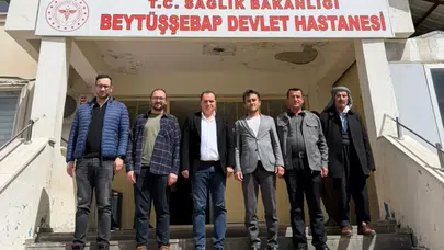 Şırnak’ta sağlıkta dönüşüm mesaisi: İl Müdürü Sili rotayı Beytüşşebap’a çevirdi
