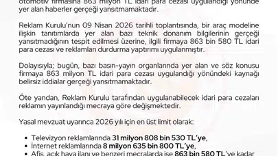 Otomotiv devine 863 milyon TL ceza iddiasına bakanlıktan yalanlama: Rakam değil, sıfır hatası