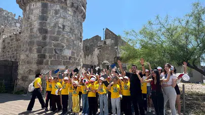 Muğlalı öğrencilerden Bodrum çıkarması: Tarihin izinde unutulmaz bir gün
