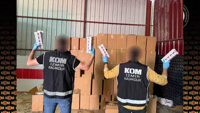 Bornova’da dev operasyon: Milyonluk kaçakçılıkta rekor yakalama