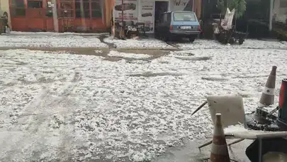 Adıyaman’da mevsim normalleri dışında sürpriz yağış: Besni’yi dolu vurdu