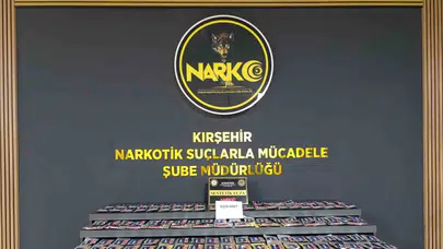 Kırşehir'de zehir tacirlerine geçit yok: Binlerce hapla yakalandılar