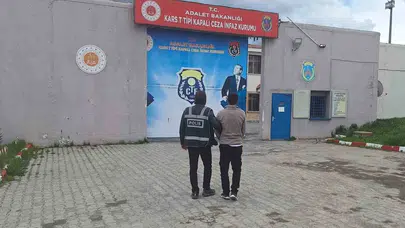 8 yıl 4 ay hapis cezasıyla aranıyordu: Kars polisi kaçışına nokta koydu