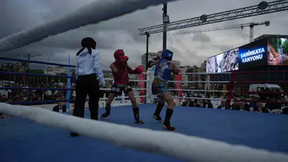 Samsun’da ringin tozunu attırdılar: 19 Mayıs coşkusu dövüş sporlarıyla taçlandı
