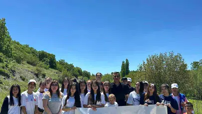 Beylikova’da 250 gençten yeşil seferberlik: Geleceği fidanlarla inşa ettiler