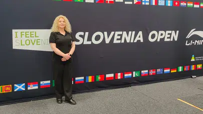 Samsun’dan Avrupa’ya uzanan gurur: 28 yıllık tecrübesiyle Slovenya’da düdük çaldı