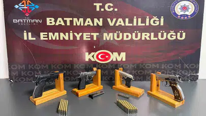 Batman’da suç ağlarına ağır darbe: 7 silahlı saldırının faili şebeke çökertildi