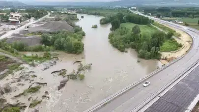 Tokat’ta alarm zilleri çalıyor: Kelkit Çayı taşkın riskiyle yükseldi