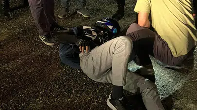 Adıyaman’da tehlikeli çukur kazaya yol açtı: Motosiklet sürücüsü hastanelik oldu