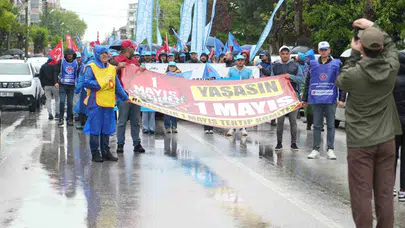 Balıkesir sokaklarında 1 Mayıs coşkusu: Enflasyon protestosu damga vurdu